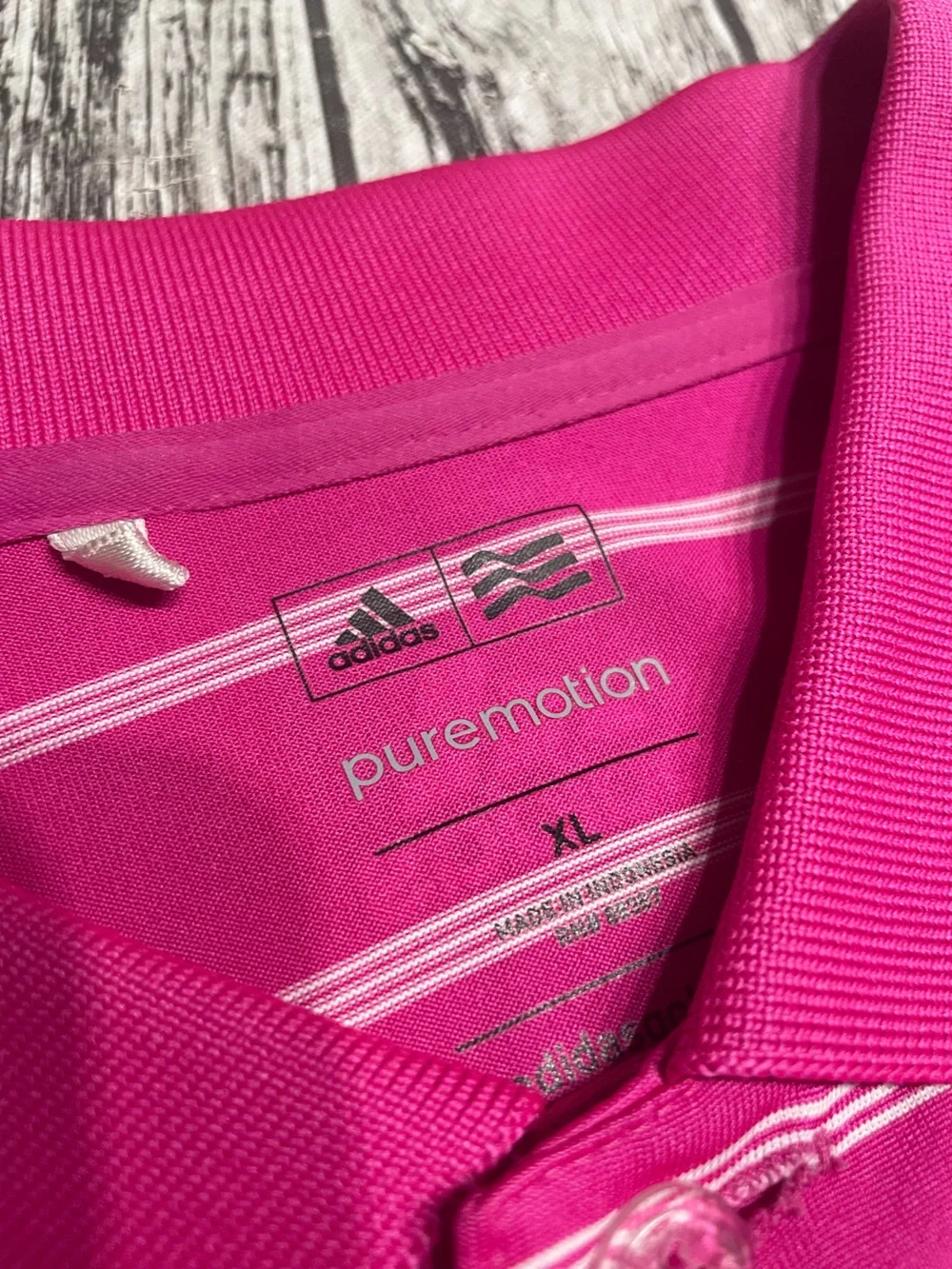 Men’s Adidas Golf XL Puremotion polo shirt vibrant pink color LIKE NEW!